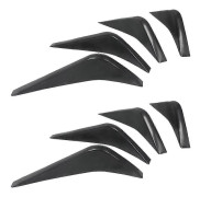 8x Bil Bakre Stötfångare Luftdiffusor Fena Spoiler För Corvette C7 2014-2019