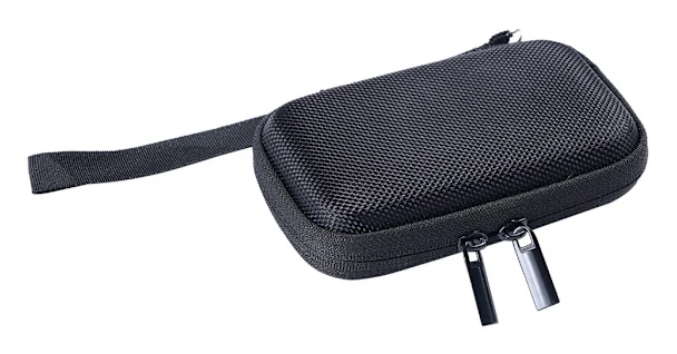 Bärbart hårt case för E81 SSD-väska med mjuk inre, mesh handrem