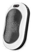 3-i-1 Elektrisk Handvärmare Powerbank Laddningsbar Fickvärmare LED-ficklampa