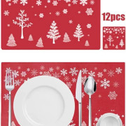 12-pack mattor, julmattor, tvättbara mattor, värmebeständiga mattor