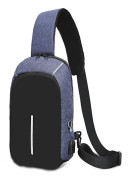 Crossbody Sling Ryggsäck Sling Väska Resa Vandring Bröstväska