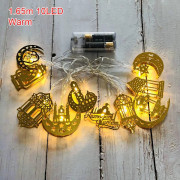 1,65m 10LED LED Strängljus Ramadan Lantern VARM VARM warm