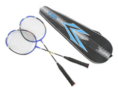 2 st badmintonracketar i kolfiberlegering, ultralätta sporttillbehör för träning och tävling