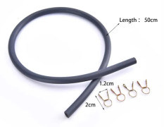 50cm 4mm*8mm Bränsleslang Rörledning Bensinrör För Motorcykel Gasoljerör