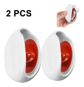 2-pack automatisk rullhörlurar kabel sladdvinda wrap hörlurar