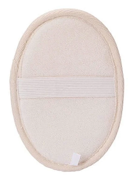 Exfolierande Loofah Pad Loofa Svamp Skrubber Bad Spa Duschborste Nära Huden