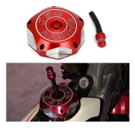 Bränsletanklockskydd i aluminium med ventil - Crf250r 2004-2015 Crf250x 2004-2015 Crf450r 2002-2015 Crf450x 2005-2015 Xr80 88-89 Xr250 86-04 Xr650r 04-07 T