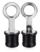 2 delar Snäpphandtag Dräneringsplugg Gummi Dräneringsplugg Båtavlopp