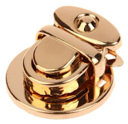 DIY Metal Lås Case Spänne Spänne För Handväskor Axelväskor Gold XS