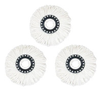 Runt Ersättnings 360° Roterande Mopphuvud Rengöring Golvhandduk Tillbehör Mikrofiber 16mm Moppduk Ersättning Rengöringsverktyg