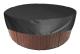Round Pool Cover Sun Protection for Pool, UV Protection and Waterproof Spa Cover, Outdoor Spa Bathtub-Black 21030cm,AAFGVC
