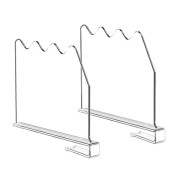Monterad Hyllavdelare Stabil Garderobsorganisation Klassificeringspartition Garderobsförvaring Trähylla Och Skåp Garderobsförvarare 2pcs