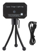 USB Mini Scenljus LED Ljudstyrd Projektorljus för Bar KTV DJ Pub Karaoke Fester