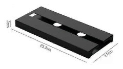 Vinglashållare Hängande Vinglashållare Under Hylla Plast Stamställ Torkställ för Glas Kök Bar (FMY) Black One Pack