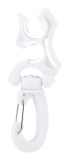 Dykning Dubbel BCD Slanghållare Clip Regulator Fäste Spänne Krok för Snorkling (Vit)