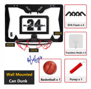 Inomhus Basket Hoop Set Barn Sportspel Leksaker för Barn Vuxna Mamba