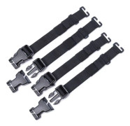 4st Tactical MOLLE Remmar med Spänne Klämmer Kompression Remmar