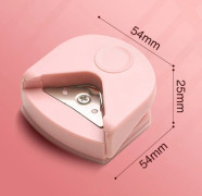 Pappers- och avrundningspapper ter Hörn ter Plastfilmmaskin Pink