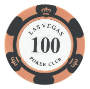 Chips med flera valörer Bärbara spel-chips Las-vegas mynt för kasinon 100 Face Value