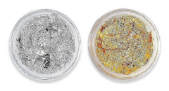 Aluminiumfolie Paljetter För Naglar Guld Silver Oregelbundna Glitterflingor Spegel