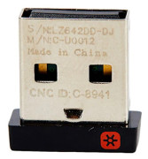 3 mm Trådlös Dongelmottagare Unifying USB-adapter för Mus och Tangentbord
