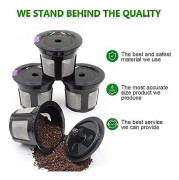 Återanvändbara K-koppar Kaffefilterkapslar För Påfyllningsbara K-kapslar 2.0 & 1.0 Kaffepod Återanvändbart Kaffe