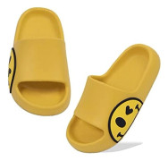 Gula dam- och herrtofflor för strand, sommar, badtofflor, mjuka barnslippers, badrum, pool, dusch, halkfria tofflor, flip-flops för inomhus- och utomhusbruk 3
