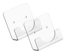 2-pack Multifunktionella Självhäftande Duschstångshållare Kompatibla med Säker och Bekväm Användning i Olika Utrymmen Badrumsinredning