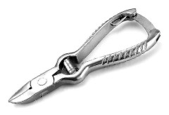 Stålspets Nagelklippare Nagelbandsnyp Tång Hudtång Verktyg Tryckare Sax | Nagelsaxar (silver)