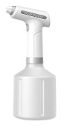 900ml Elektrisk Sprayflaska Uppladdningsbar Trädgårdsvattenkanna Med Justerbart Munstycke Automatisk Spruta LED-Display Trädgårdsredskap A White