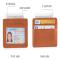 Credit Card Holder Slim Wallet Leather Minimalist Wallet with ID Window