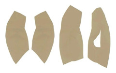 Vänsterstyrd Läder Dörrpaneler Skydd För Skoda Octavia 2007 2008 2009 2010 - 2014 Bil Dörr Armstöd Panel Skydd Klistermärke Trim 4x Beige