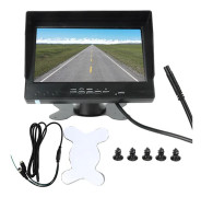 7-tums Backup Camera Monitor Back Display V1 V2 Videoingångar för lastbil RV Van Trailer Nödfordon