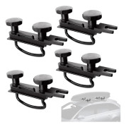 4 st Universal Takbox U-formade Fästen Innerbredd med 8 Låsmuttrar Universal Takbox Monterings Tillbehör