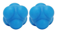 2 st Hexagonal Reaktionssilikagelboll Känslig Studsboll för Agility Träning Avböjningsboll