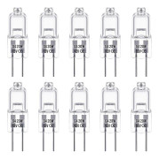 G4 halogenlampor, 12v 20w halogenstiftsbaslampa, 2800k varmvit, dimbar, G4 lågspänningshalogenlampa, klar kapsellampa, paket med 10 56vingt