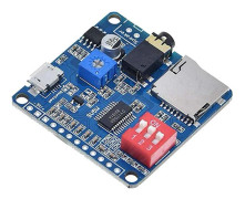 DY-SV5W Röstmodulen för MP3-spelare Röstmodulen förstärkare 5W SD/TF-kort Inbyggd UART I/O-utlösare