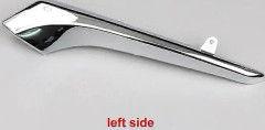 För Lexus Nx Nx200 Nx300 2015-2022 Ersättnings Bil Yttre Backspegel Nedre Kåpa Krom Trim List 1PCS left side