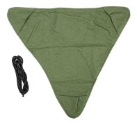 Bärbar hopfällbar campingpall Lättviktig vattentät canvas 36,5 cm sidolängd Mini militärgrön