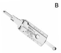 Original 2-i-1 Lishi-verktyg TOY43AT, NSN14V.2 Handverktyg silverB NSN14V.2