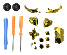 Xbox One Controller Guld Skruvmejsel Set Ersättningsknappar