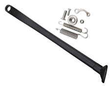 Sidostöd i aluminium för motorcykel, halkfritt parkeringsstöd för 8~16KTM XCW Black