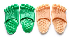 Halloween Hulk Tofflor Skoöverdrag Bigfoot Pincett Aprilskämt Tricks Leksak[YJD] Nude 1pair