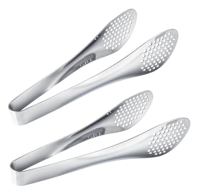 9\" Bufféklämmor, 2-pack Rostfria Matserveringsklämmor