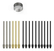 16 st Marker Pen Stylus Spetsar för Remarkable 2, Remarkable 2 Pennspetsar med Verktyg för Borttagning av Spetsar, Metallspetsar/Refill