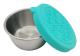 50ml Såsbehållare Läcksäker Återanvändbar Förpackning Såser Rostfritt Stål Dippsås Kopp Med Silikonlock För Matlåda Mint Green