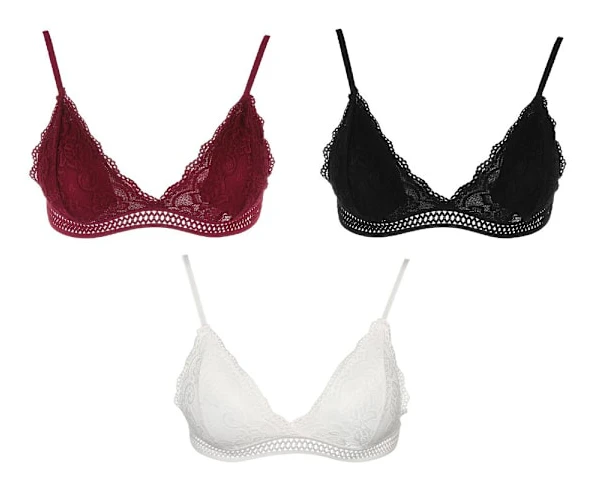 Spets -bh -underkläder Triangle Thin Cup