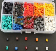 Ec-0/1/2/3/5 10 Trellis Kits Kabeltrådsmarkörer 0 Till 9 10 Nummer Färgglad Rörsstorlek 0,75/1,5/2,5/4,0/6/10mm2 -kina,2,5mm2 500st