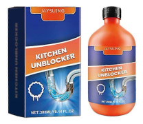 Snabbt Verkande Rengöringsmedel för Köksrör - 300ml Fett- & Avloppsstoppborttagare, Miljövänlig, Lätt att Använda, Återställer Fritt Flöde