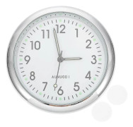 Klistermärke Klocka Dekorativ Bilklocka Metall Bilklocka Digital Bilklocka För Dekoration